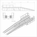 Эстакада автомобильная металлическая для осмотра и ремонта, Казань